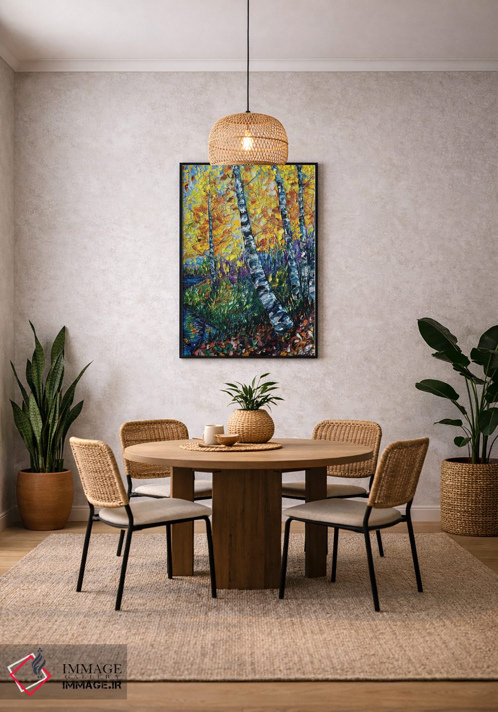 تابلو دکوراتیو نقاشی منظره کلرادو اثر اولنا آرت - D3B