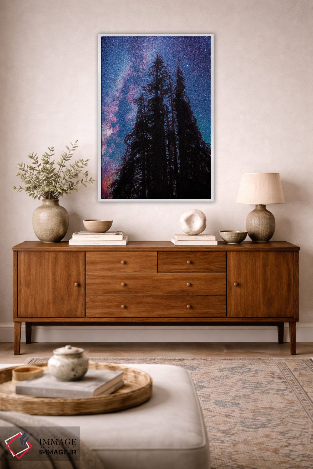 تابلو دکوراتیو زیر ستارگان ۲ اثر اولنا آرت - D2W