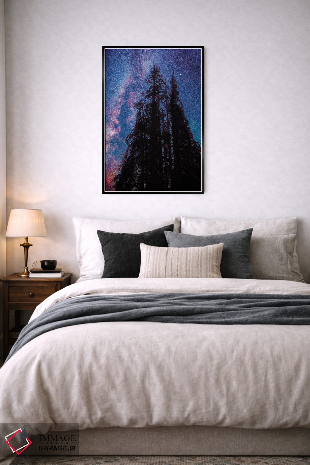 تابلو دکوراتیو زیر ستارگان ۲ اثر اولنا آرت - D6B