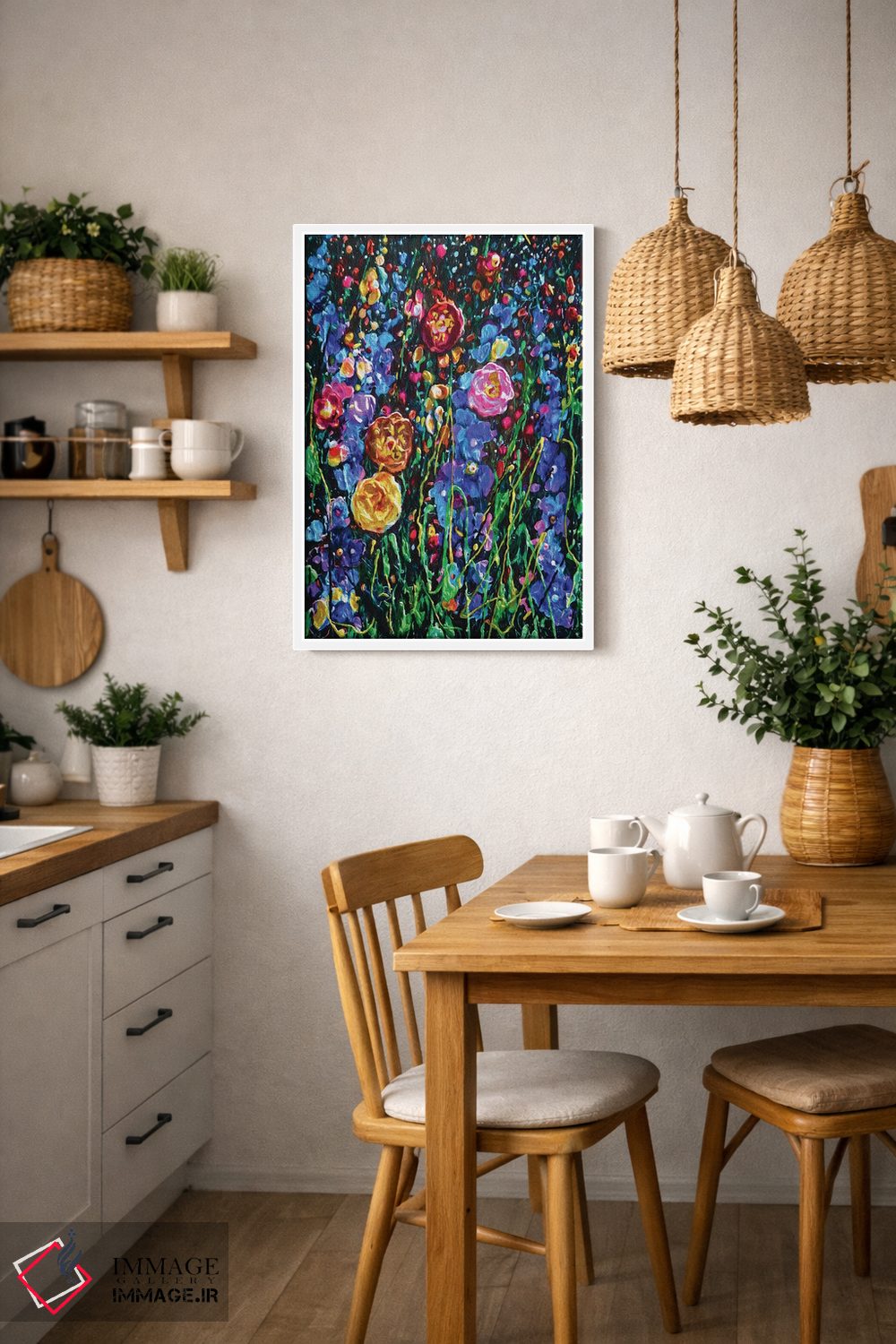 تابلو دکوراتیو مسیر باغ اثر اولنا آرت - D1W