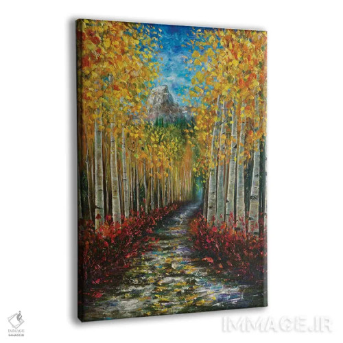 تابلو دکوراتیو نلی کریک اثر اولنا آرت - نمای پرسپکتیو محصول