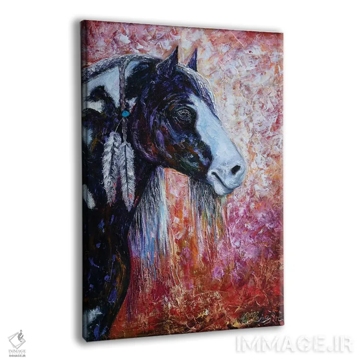 تابلو دکوراتیو روح دشت اثر اولنا آرت - نمای پرسپکتیو محصول