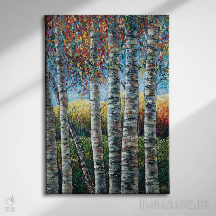 تابلو دکوراتیو بلندی های راکی اثر اولنا آرت - نمای روبهرو روی دیوار