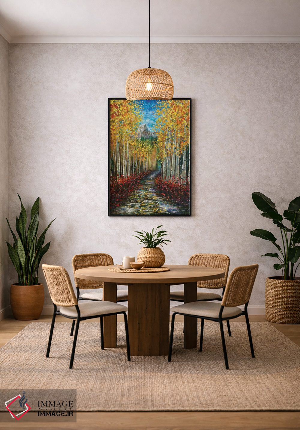 تابلو دکوراتیو نلی کریک اثر اولنا آرت - D5B