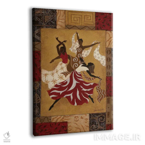 تابلو دکوراتیو شادی ۲ اثر جین کارول - نمای پرسپکتیو محصول