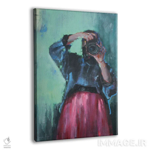 تابلو دکوراتیو لحظه خوش شانسی اثر اولا لپتیوا - نمای پرسپکتیو محصول