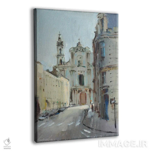 تابلو دکوراتیو کلیسای جامع نانسی اثر اولا لپتیوا - نمای پرسپکتیو محصول