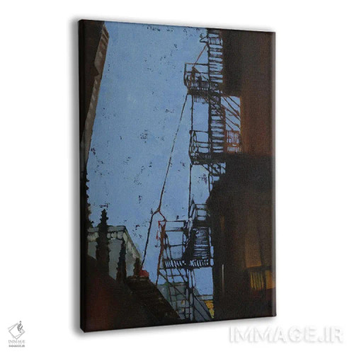 تابلو دکوراتیو راه به بالا اثر اولا لپتیوا - نمای پرسپکتیو محصول