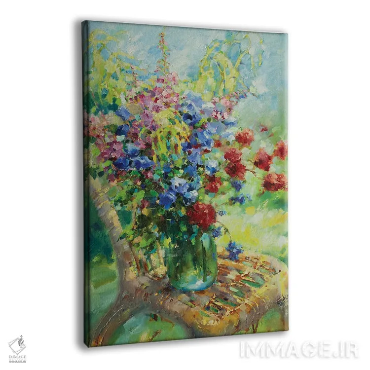 تابلو دکوراتیو گل های وحشی در باغ من اثر اولا لپتیوا - نمای پرسپکتیو محصول