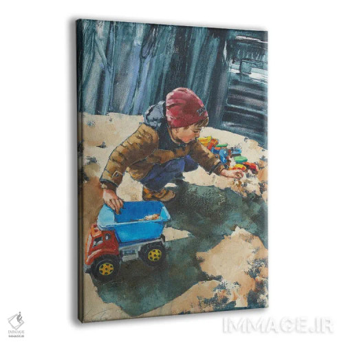 تابلو دکوراتیو لذت های ساده اثر اولا لپتیوا - نمای پرسپکتیو محصول