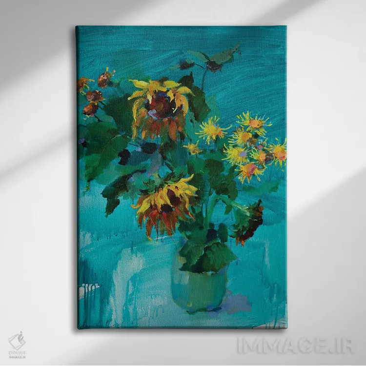 تابلو دکوراتیو روز آفتابی اثر اولا لپتیوا - نمای روبهرو روی دیوار