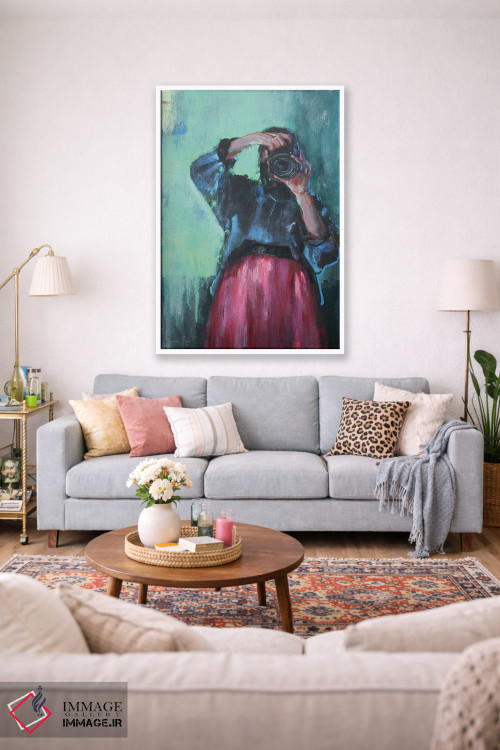 تابلو دکوراتیو لحظه خوش شانسی اثر اولا لپتیوا - D1W