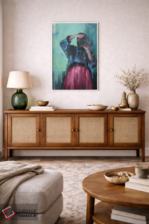 تابلو دکوراتیو لحظه خوش شانسی اثر اولا لپتیوا - D2W