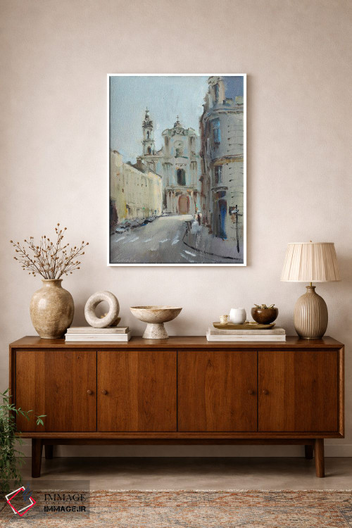 تابلو دکوراتیو کلیسای جامع نانسی اثر اولا لپتیوا - D1W