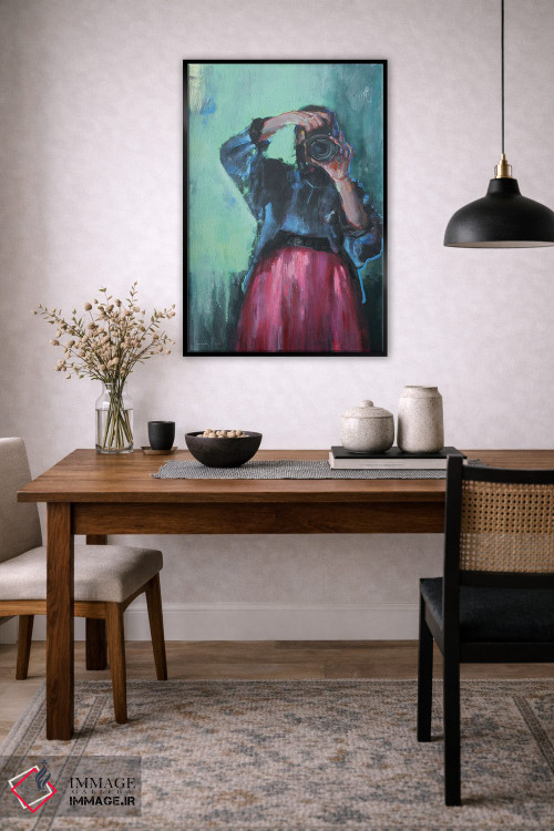 تابلو دکوراتیو لحظه خوش شانسی اثر اولا لپتیوا - D4B