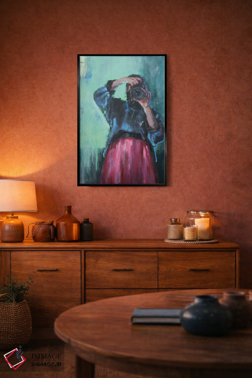 تابلو دکوراتیو لحظه خوش شانسی اثر اولا لپتیوا - D5B