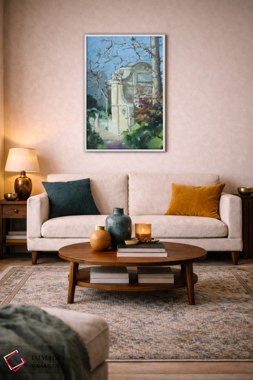 تابلو دکوراتیو باغ های لوگزامبورگ در پاریس اثر اولا لپتیوا - D2W