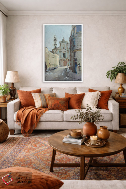 تابلو دکوراتیو کلیسای جامع نانسی اثر اولا لپتیوا - D2W