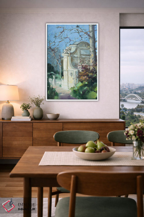 تابلو دکوراتیو باغ های لوگزامبورگ در پاریس اثر اولا لپتیوا - D5W