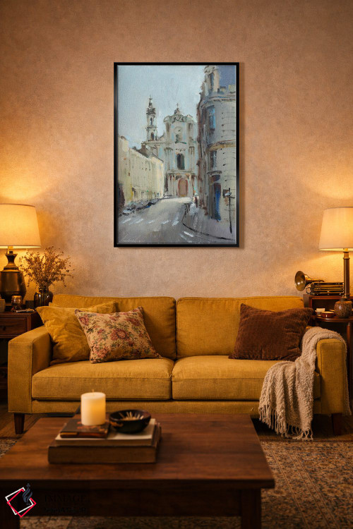 تابلو دکوراتیو کلیسای جامع نانسی اثر اولا لپتیوا - D4B