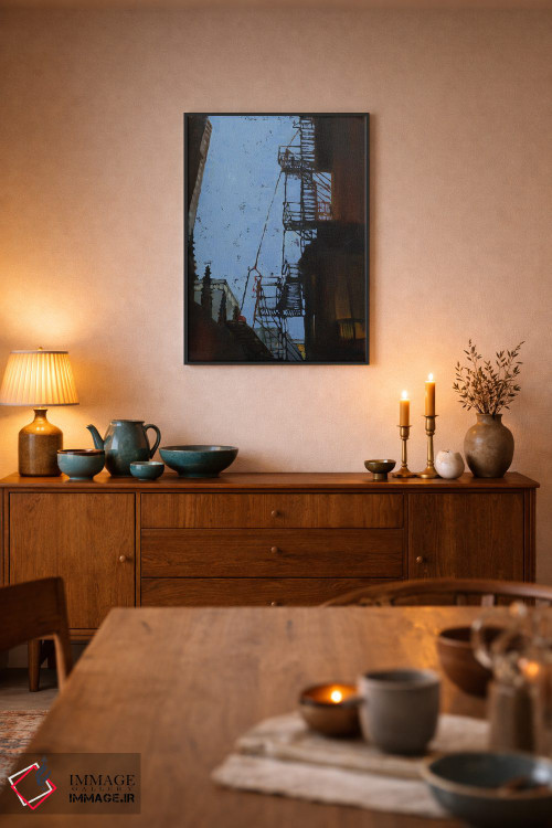 تابلو دکوراتیو راه به بالا اثر اولا لپتیوا - D5B