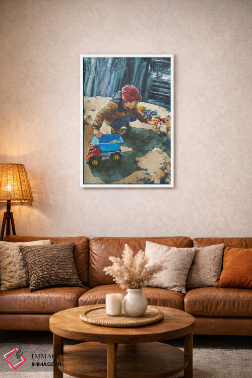 تابلو دکوراتیو لذت های ساده اثر اولا لپتیوا - D2W