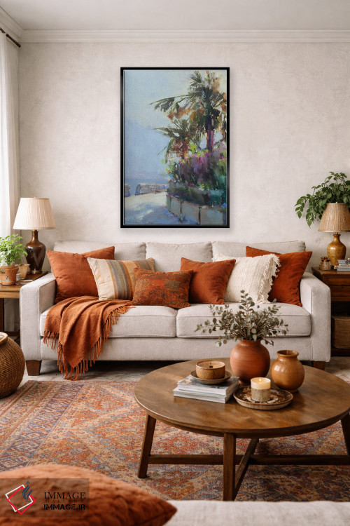 تابلو دکوراتیو پاییز در مونته نگرو اثر اولا لپتیوا - D4B