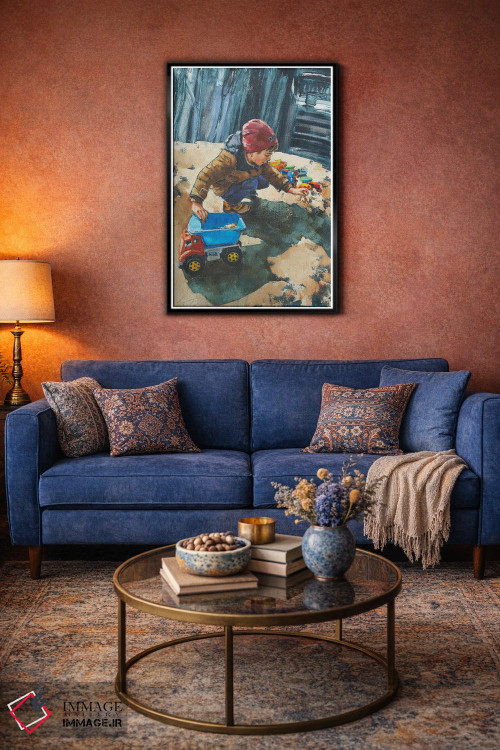 تابلو دکوراتیو لذت های ساده اثر اولا لپتیوا - D4B