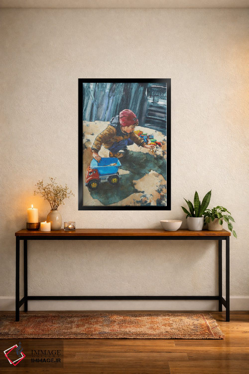 تابلو دکوراتیو لذت های ساده اثر اولا لپتیوا - D5B