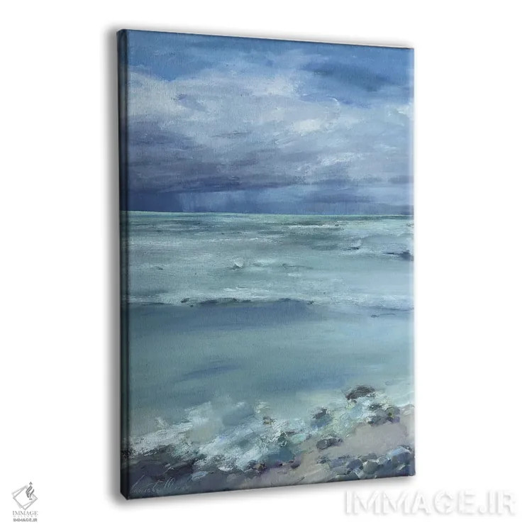 تابلو دکوراتیو باران در افق است اثر اولا لپتیوا - نمای پرسپکتیو محصول