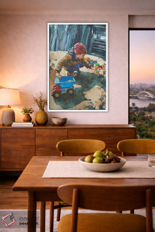 تابلو دکوراتیو لذت های ساده اثر اولا لپتیوا - D6W