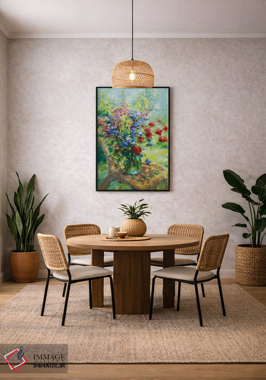 تابلو دکوراتیو گل های وحشی در باغ من اثر اولا لپتیوا - D4B