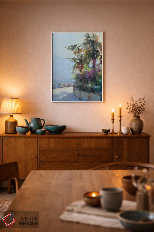 تابلو دکوراتیو پاییز در مونته نگرو اثر اولا لپتیوا - D6W