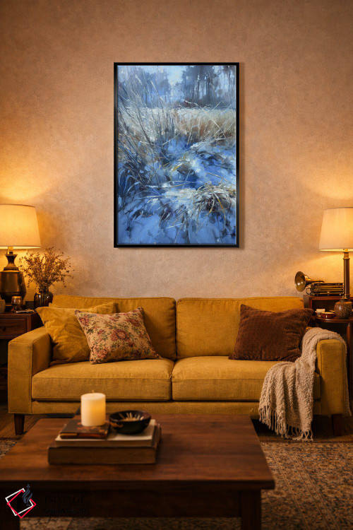 تابلو دکوراتیو آخرین روز ژانویه اثر اولا لپتیوا - D5B