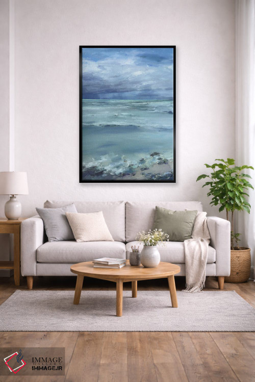 تابلو دکوراتیو باران در افق است اثر اولا لپتیوا - D1B