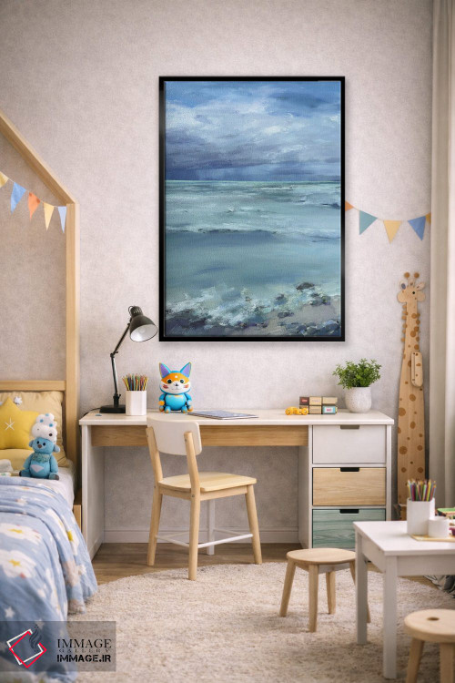 تابلو دکوراتیو باران در افق است اثر اولا لپتیوا - D2B