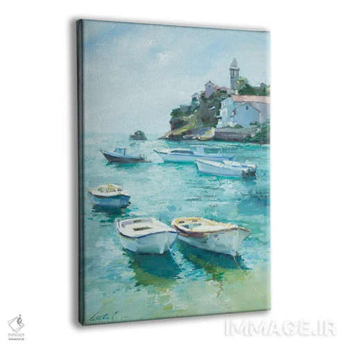 تابلو دکوراتیو تعطیلات فراموش نشدنی کنار دریا اثر اولا لپتیوا - نمای پرسپکتیو محصول