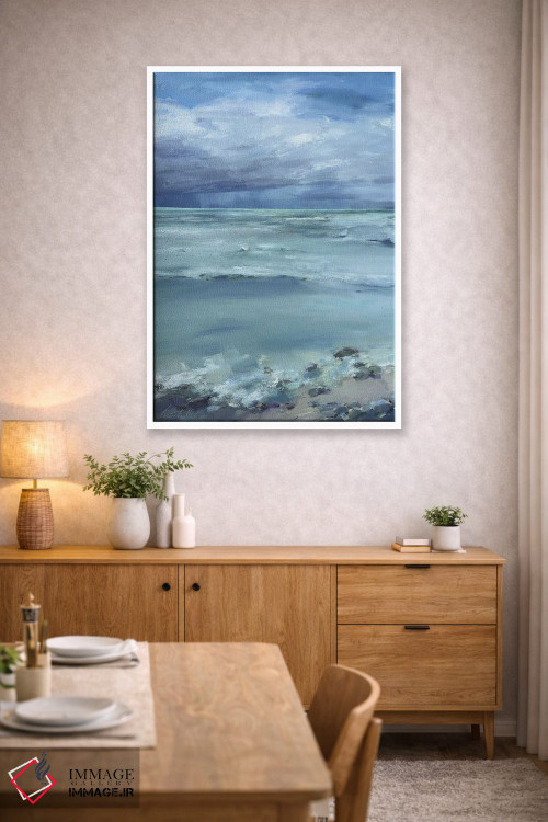 تابلو دکوراتیو باران در افق است اثر اولا لپتیوا - D4W