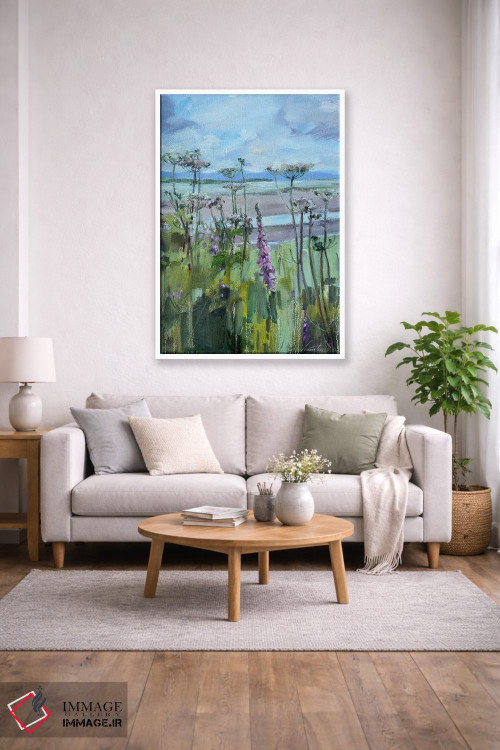 تابلو دکوراتیو زمانی که دریا عقب می نشیند اثر اولا لپتیوا - D1W