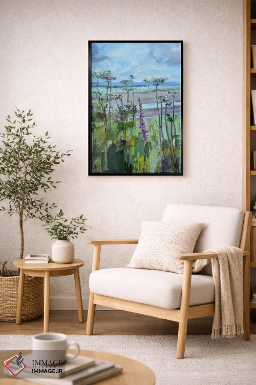 تابلو دکوراتیو زمانی که دریا عقب می نشیند اثر اولا لپتیوا - D2B