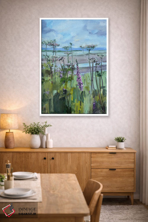 تابلو دکوراتیو زمانی که دریا عقب می نشیند اثر اولا لپتیوا - D5W