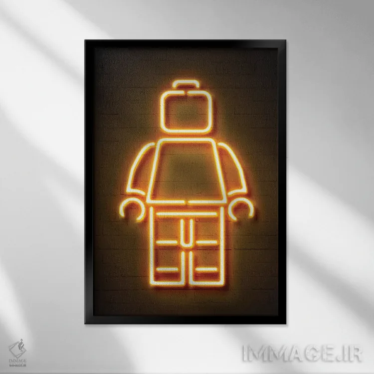 تابلو دکوراتیو مینی فیگ اثر اکتاویان میلو - نمای قابدار مشکی