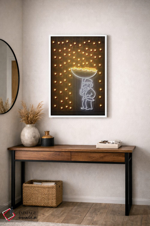 تابلو دکوراتیو باران پول اثر اکتاویان میلو - D2W