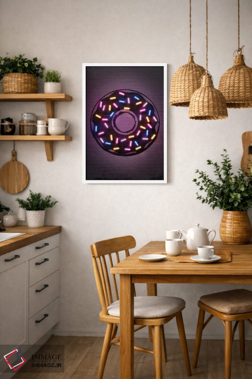 تابلو مینیمال پیراشکی اثر اکتاویان میلو - D3W