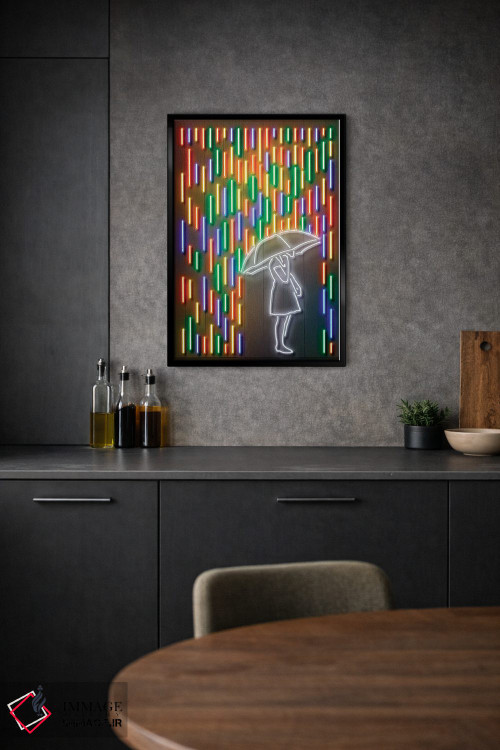 تابلو دکوراتیو باران اثر اکتاویان میلو - D1B