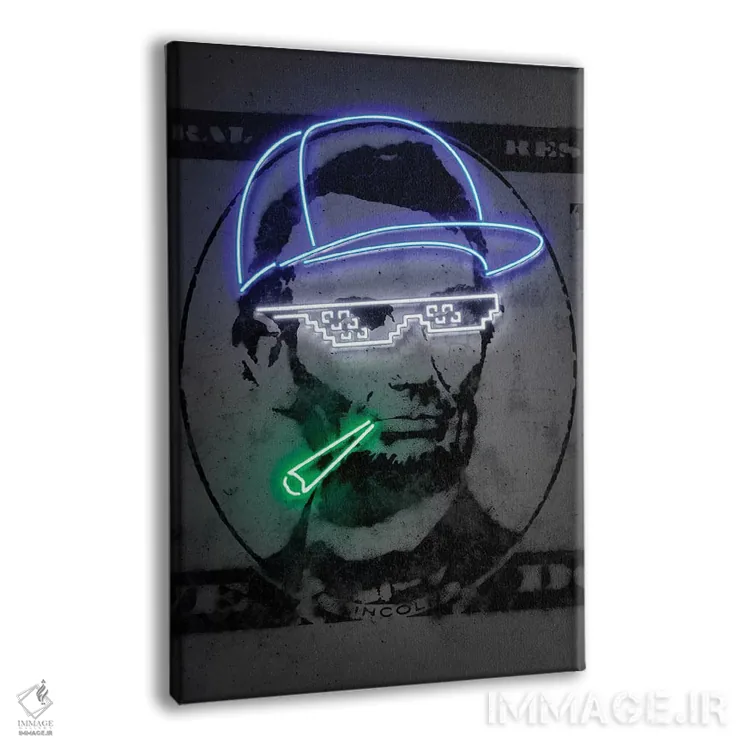 تابلو دکوراتیو لینکلن اثر اکتاویان میلو - نمای پرسپکتیو محصول