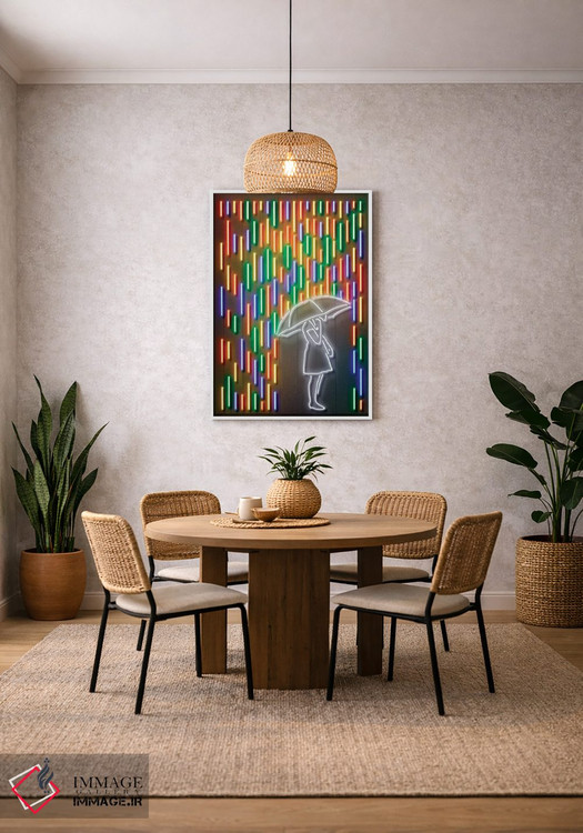 تابلو دکوراتیو باران اثر اکتاویان میلو - D3W