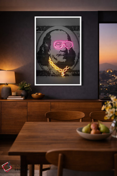 تابلو دکوراتیو فرانکلین اثر اکتاویان میلو - D3W