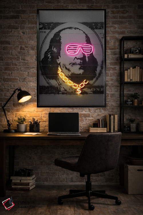 تابلو دکوراتیو فرانکلین اثر اکتاویان میلو - D6B