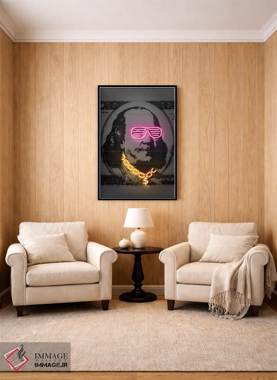 تابلو دکوراتیو فرانکلین اثر اکتاویان میلو - D5B